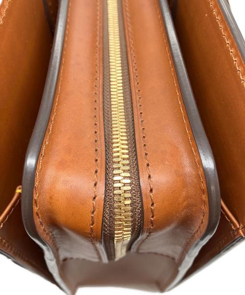 土屋鞄（ツチヤカバン）土屋鞄 (ツチヤカバン) マグナス ファスナートップブリーフ ブラウンの古着・服飾アイテム