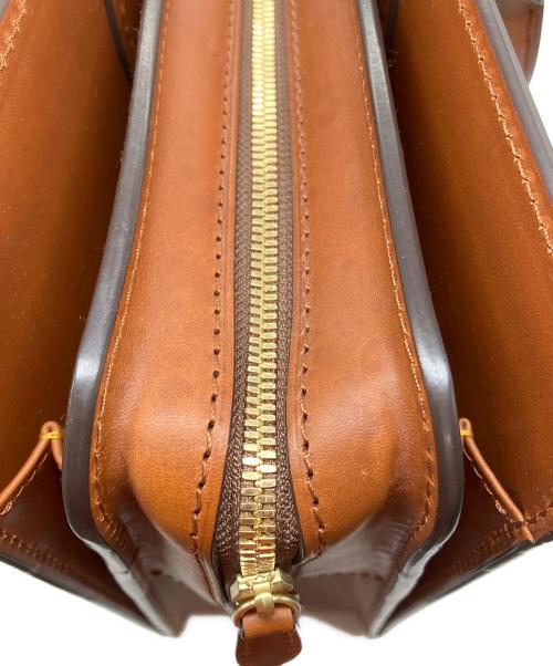 土屋鞄（ツチヤカバン）土屋鞄 (ツチヤカバン) マグナス ファスナートップブリーフ ブラウンの古着・服飾アイテム