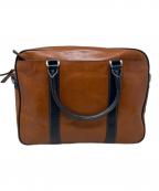 cocomeisterココマイスター）の古着「ビジネスバッグ　COCOMEISTER（ココマイスター）　マットーネ・ジルベルト　Mattone Gilberto ヴァレリ」｜ブラウン