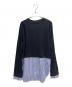 ENFOLD (エンフォルド) SHIRT LAYERED LONG-SLEEVES T-SHIRT ネイビー サイズ:38：10000円