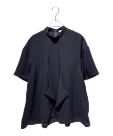 ENFOLD（エンフォルド）の古着「SQUARE-HEM PULLOVER」｜ネイビー