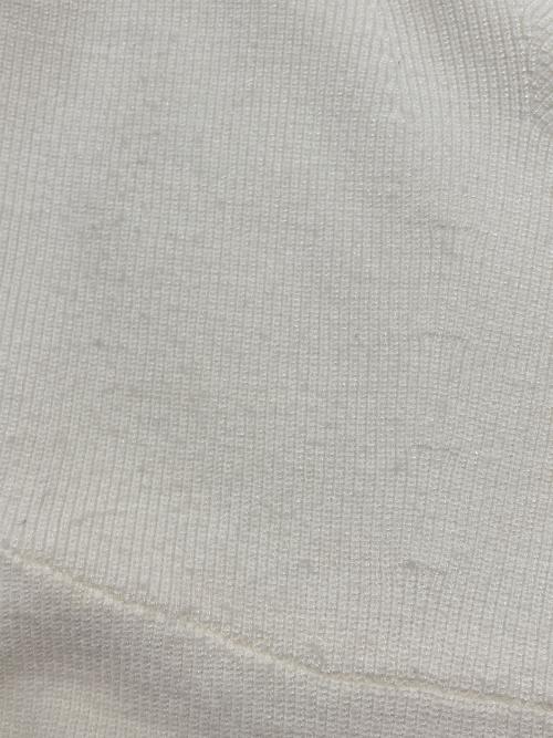Snidel（スナイデル）Snidel (スナイデル) イントリケートフリルコンビニットワンピ アイボリー サイズ:Ｆの古着・服飾アイテム