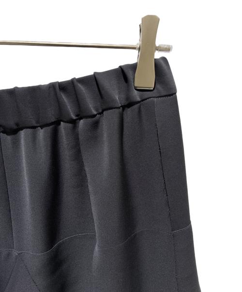 ENFOLD（エンフォルド）ENFOLD (エンフォルド) WEAVE DRAPE SKIRT ダークグレー サイズ:38の古着・服飾アイテム