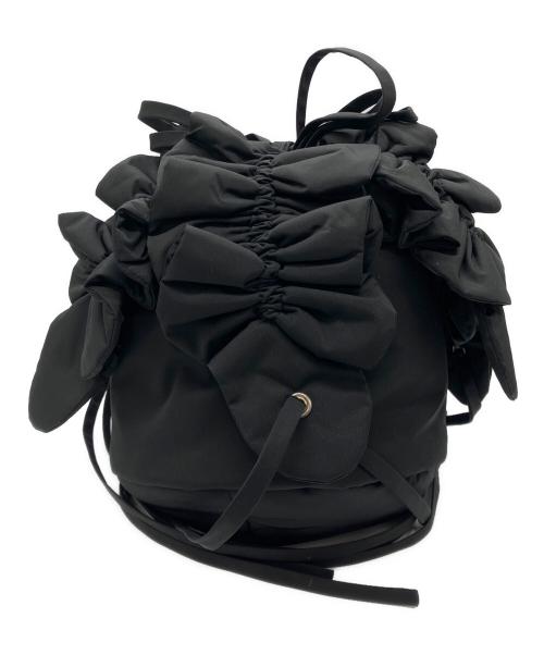 ENFOLD（エンフォルド）ENFOLD (エンフォルド) FLOWER BAG ブラックの古着・服飾アイテム