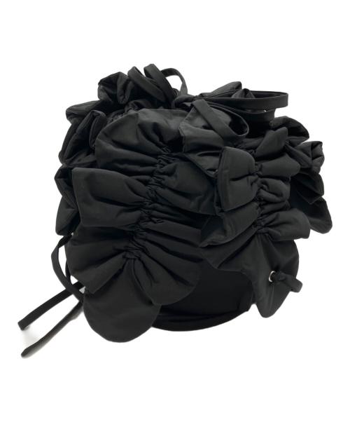 ENFOLD（エンフォルド）ENFOLD (エンフォルド) FLOWER BAG ブラックの古着・服飾アイテム