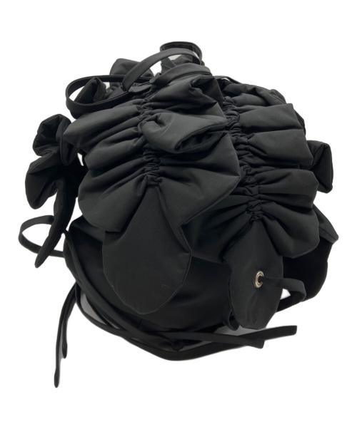 ENFOLD（エンフォルド）ENFOLD (エンフォルド) FLOWER BAG ブラックの古着・服飾アイテム