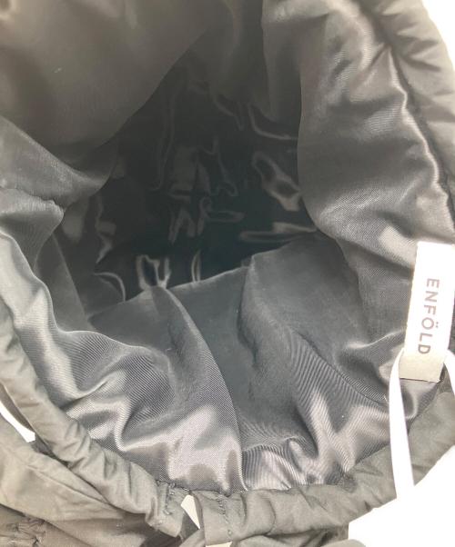 ENFOLD（エンフォルド）ENFOLD (エンフォルド) FLOWER BAG ブラックの古着・服飾アイテム