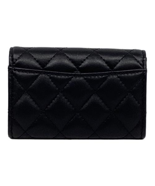 CHANEL（シャネル）CHANEL (シャネル) マトラッセ　カードケース ブラックの古着・服飾アイテム