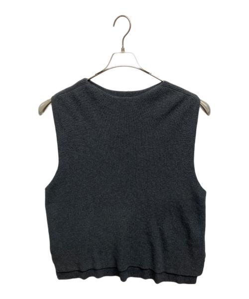 KAGURE（カグレ）kagure (カグレ) ドライコットンニットベスト グレー サイズ:Freeの古着・服飾アイテム