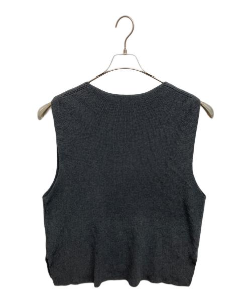 KAGURE（カグレ）kagure (カグレ) ドライコットンニットベスト グレー サイズ:Freeの古着・服飾アイテム