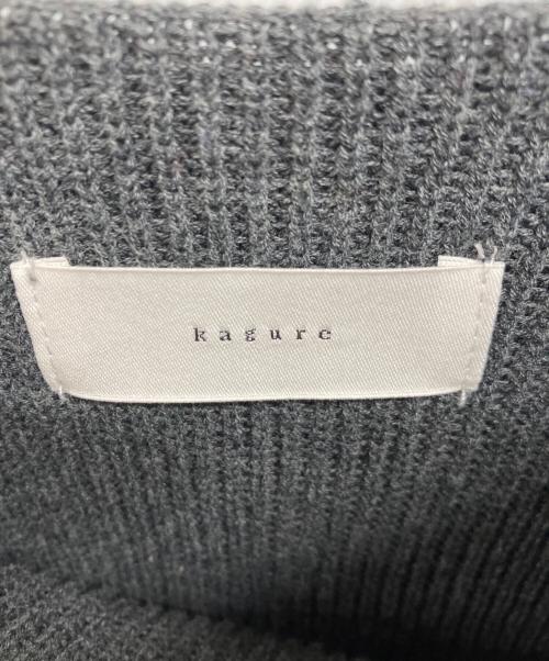 KAGURE（カグレ）kagure (カグレ) ドライコットンニットベスト グレー サイズ:Freeの古着・服飾アイテム