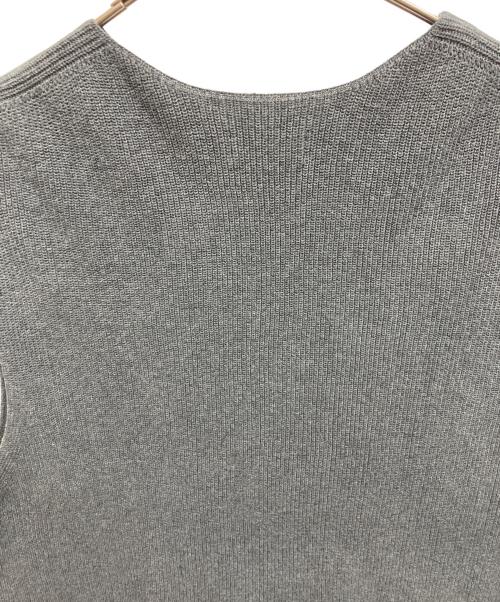 KAGURE（カグレ）kagure (カグレ) ドライコットンニットベスト グレー サイズ:Freeの古着・服飾アイテム