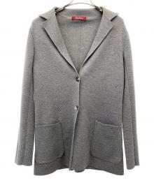 Max Mara Studio（マックスマーラ ストゥディオ）の古着「ニットジャケット」｜グレ
