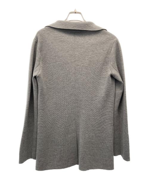 Max Mara Studio（マックスマーラ ストゥディオ）Max Mara Studio (マックスマーラ ストゥディオ) ニットジャケット グレ サイズ:Mの古着・服飾アイテム