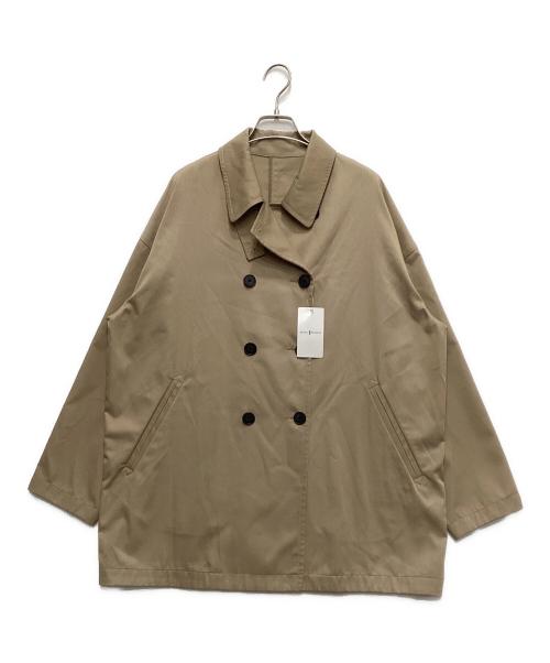 JOURNAL STANDARD（ジャーナルスタンダード）JOURNAL STANDARD (ジャーナルスタンダード) ライトクロスPコート ベージュ サイズ:Free 未使用品の古着・服飾アイテム
