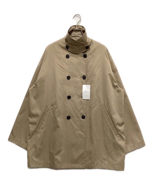 JOURNAL STANDARD（ジャーナルスタンダード）JOURNAL STANDARD (ジャーナルスタンダード) ライトクロスPコート ベージュ サイズ:Free 未使用品の古着・服飾アイテム