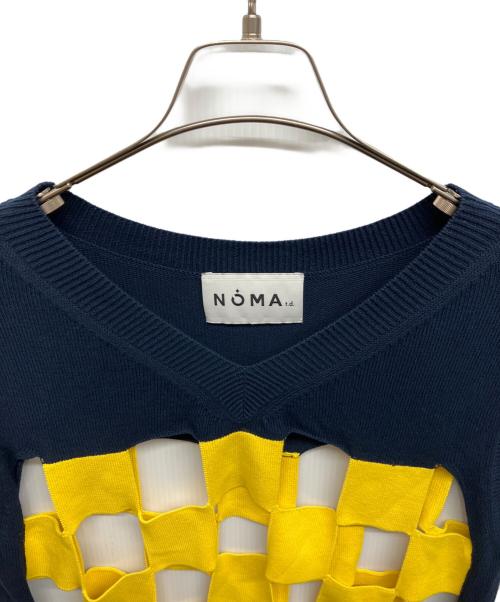 NOMA t.d.（ノーマティーディー）NOMA t.d. (ノーマティーディー) RAY BEAMS (レイ ビームス) NOMA t.d.×RAY BEAMS チェッカーベスト ネイビー サイズ:Freeの古着・服飾アイテム