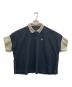FRED PERRY（フレッドペリー）の古着「バイカラーボクシーポロシャツ」｜ブラック