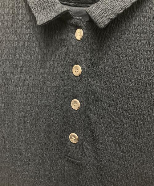 CELFORD（セルフォード）CELFORD (セルフォード) 金ボタンシャーリングカットソーワンピース ブラック サイズ:38 未使用品の古着・服飾アイテム