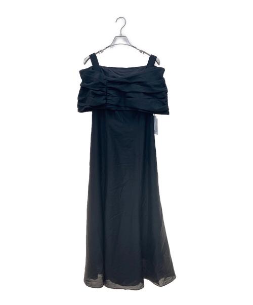 Mystrada（マイストラーダ）Mystrada (マイストラーダ) オフショルボイルワンピース ブラック サイズ:SIZE38 未使用品の古着・服飾アイテム