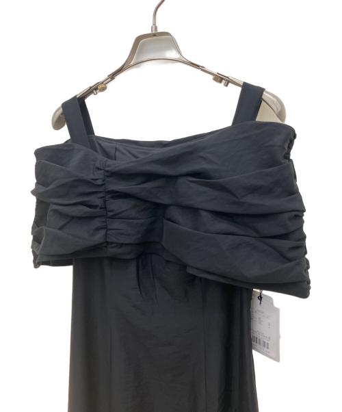 Mystrada（マイストラーダ）Mystrada (マイストラーダ) オフショルボイルワンピース ブラック サイズ:SIZE38 未使用品の古着・服飾アイテム