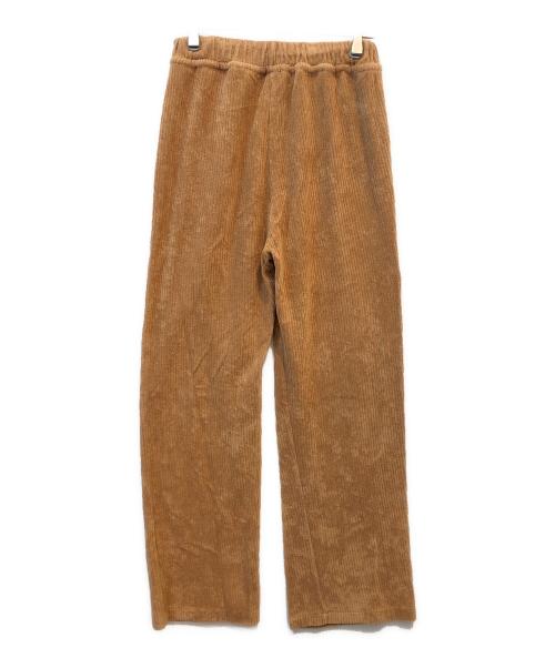 BASERANGE（ベースレンジ）BASERANGE (ベースレンジ) パイルイージーパンツ ブラウン サイズ:xsの古着・服飾アイテム