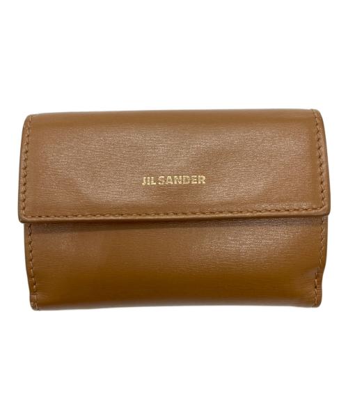 JIL SANDER（ジルサンダー）JIL SANDER (ジルサンダー) 3つ折り財布 ブラウンの古着・服飾アイテム