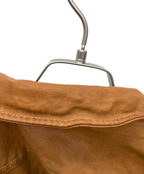 FAKTOR（ファクター）FAKTOR (ファクター) レザージャケット ブラウン サイズ:Mの古着・服飾アイテム