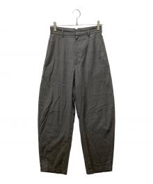 LOEFF（ロエフ）の古着「ウールトロドレープボンタントラウザーパンツ」｜グレー