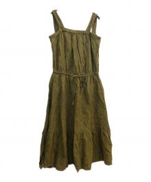 lisette（リゼッタ）の古着「リネンワンピース」｜グリーン