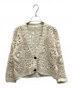 RHC Ron Hermanアールエイチシー ロンハーマン）の古着「Random Crochet Cardigan ランダムクロシェカーディガン」｜アイボリー
