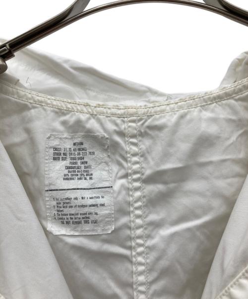 US ARMY（ユーエスアーミー）US ARMY (ユーエスアーミー) 80ｓスノーパーカー ホワイト サイズ:Mの古着・服飾アイテム
