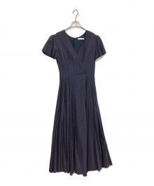 MARIHA（マリハ）の古着「ドット柄マドモアゼルのドレス」｜ネイビー