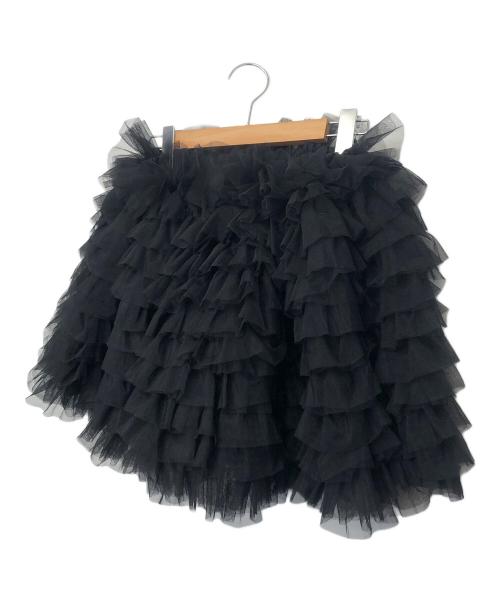 Bibiy.（ビビィ）Bibiy. (ビビィ) DARLENE SHUSHU MINI SKIRT ブラック サイズ:freeの古着・服飾アイテム