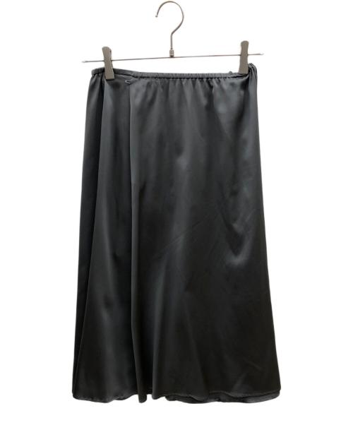 ANAYI（アナイ）ANAYI (アナイ) チュールティアードギャザー スカート グレー サイズ:36の古着・服飾アイテム