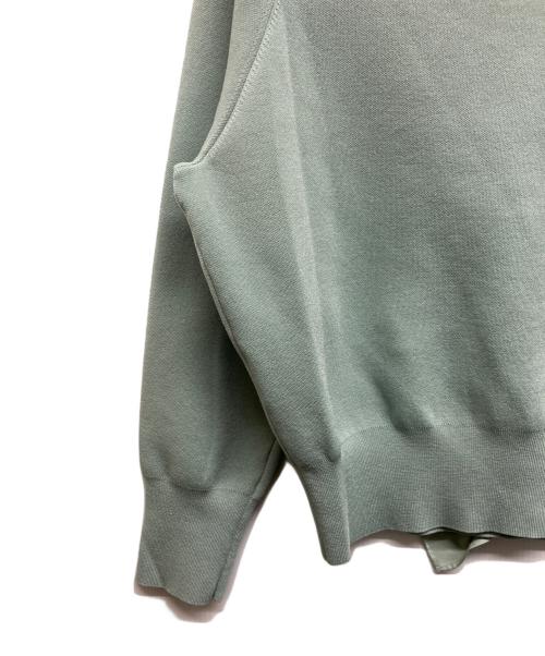 l’heritage martinique（レリタージュ マルティニーク）l’heritage martinique (レリタージュ マルティニーク) タフタフリルカーディガン グリーン サイズ:Freeの古着・服飾アイテム