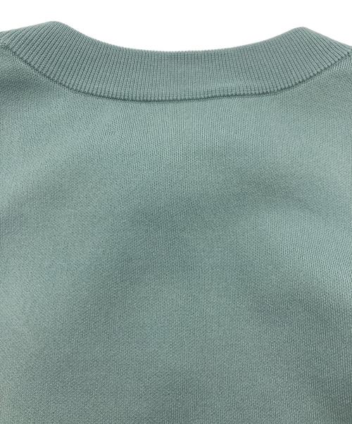 l’heritage martinique（レリタージュ マルティニーク）l’heritage martinique (レリタージュ マルティニーク) タフタフリルカーディガン グリーン サイズ:Freeの古着・服飾アイテム