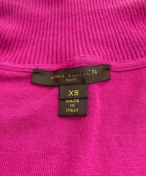LOUIS VUITTON（ルイ ヴィトン）LOUIS VUITTON (ルイ ヴィトン) ニットポロワンピース ピンク サイズ:XSの古着・服飾アイテム