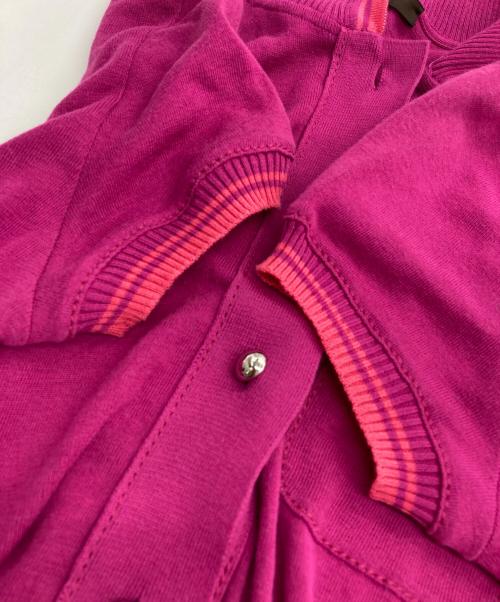LOUIS VUITTON（ルイ ヴィトン）LOUIS VUITTON (ルイ ヴィトン) ニットポロワンピース ピンク サイズ:XSの古着・服飾アイテム