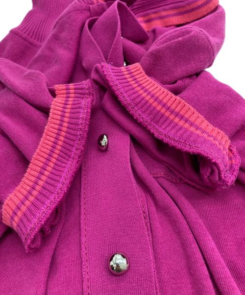 LOUIS VUITTON（ルイ ヴィトン）LOUIS VUITTON (ルイ ヴィトン) ニットポロワンピース ピンク サイズ:XSの古着・服飾アイテム