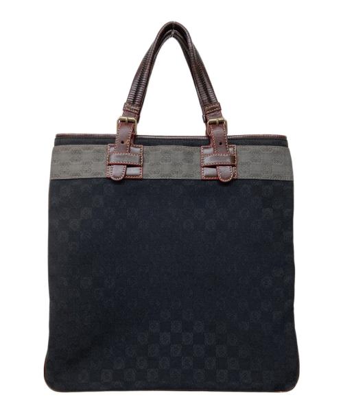 LOEWE（ロエベ）LOEWE (ロエベ) アナグラムキャンバスミニトートバッグ ブラックの古着・服飾アイテム