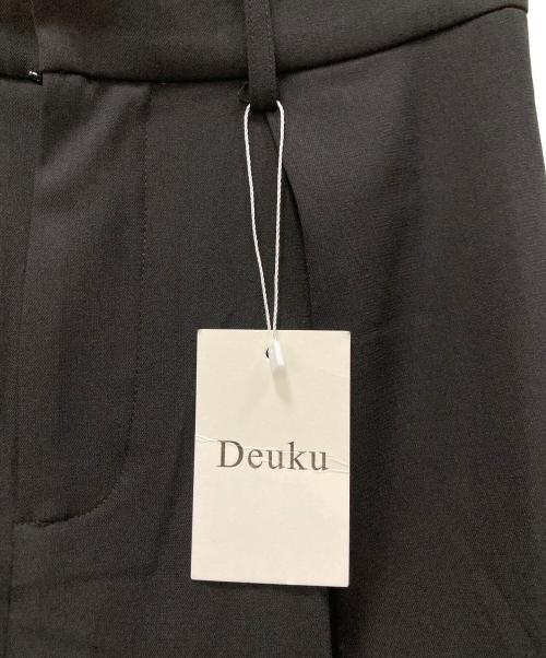 ABWEAR（ABWEAR）ABWEAR (ABWEAR) DEEP TUCK WIDE SLACKS ブラック サイズ:Sサイズ 未使用品の古着・服飾アイテム