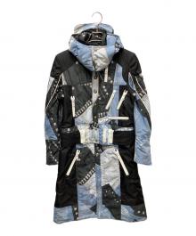 Christian Dior（クリスチャン ディオール）の古着「デニム転写プリントライダースコート/2001aw/アーカイブ」｜インディゴ