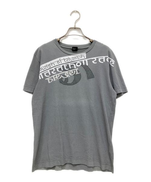 DIESEL（ディーゼル）DIESEL (ディーゼル) プリントTシャツ グレー サイズ:Mの古着・服飾アイテム