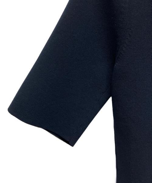 DES PRES（デ プレ）DES PRES (デ プレ) ハイツイストドライコットン ハーフスリーブプルオーバー ネイビー サイズ:Freeの古着・服飾アイテム