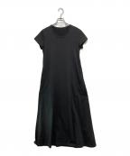 BEIGE×TuiKauri×Bベイジ×トゥイカウリ×ビー）の古着「Organic Cotton / Flare One Piece ワンピース」｜ブラック