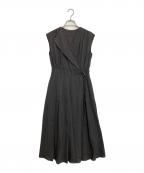 ANAYIアナイ）の古着「ビエラコットンカシュクールワンピース」｜グレー