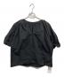 journal standard L'essage（ジャーナルスタンダード レサージュ）の古着「ギャザースリーブブラウス」｜ブラック