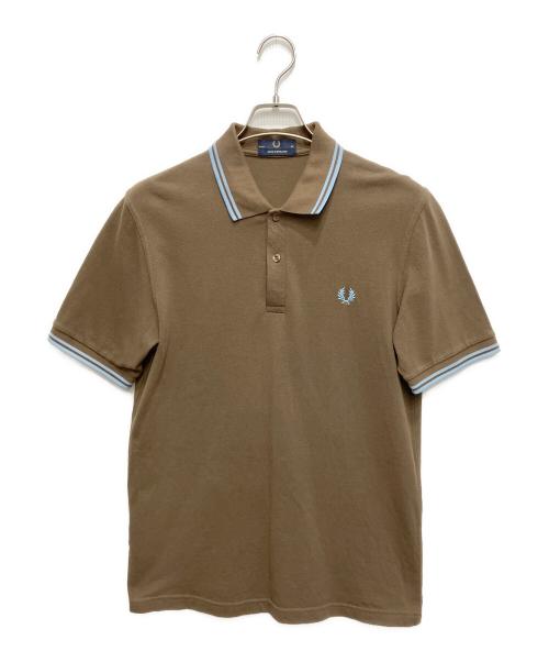 FRED PERRY（フレッドペリー）FRED PERRY (フレッドペリー) ポロシャツ ブラウン サイズ:40の古着・服飾アイテム