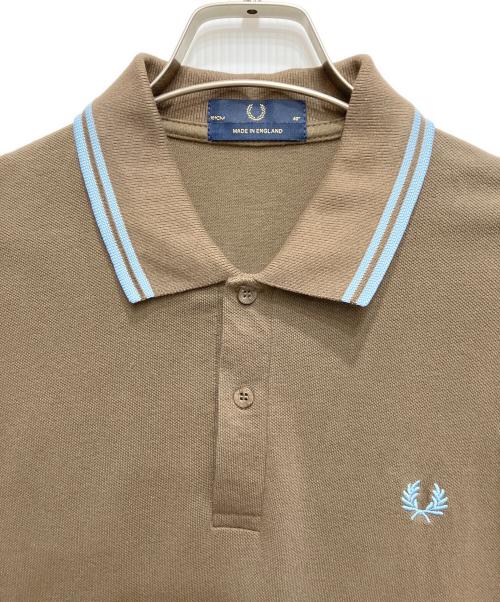 FRED PERRY（フレッドペリー）FRED PERRY (フレッドペリー) ポロシャツ ブラウン サイズ:40の古着・服飾アイテム